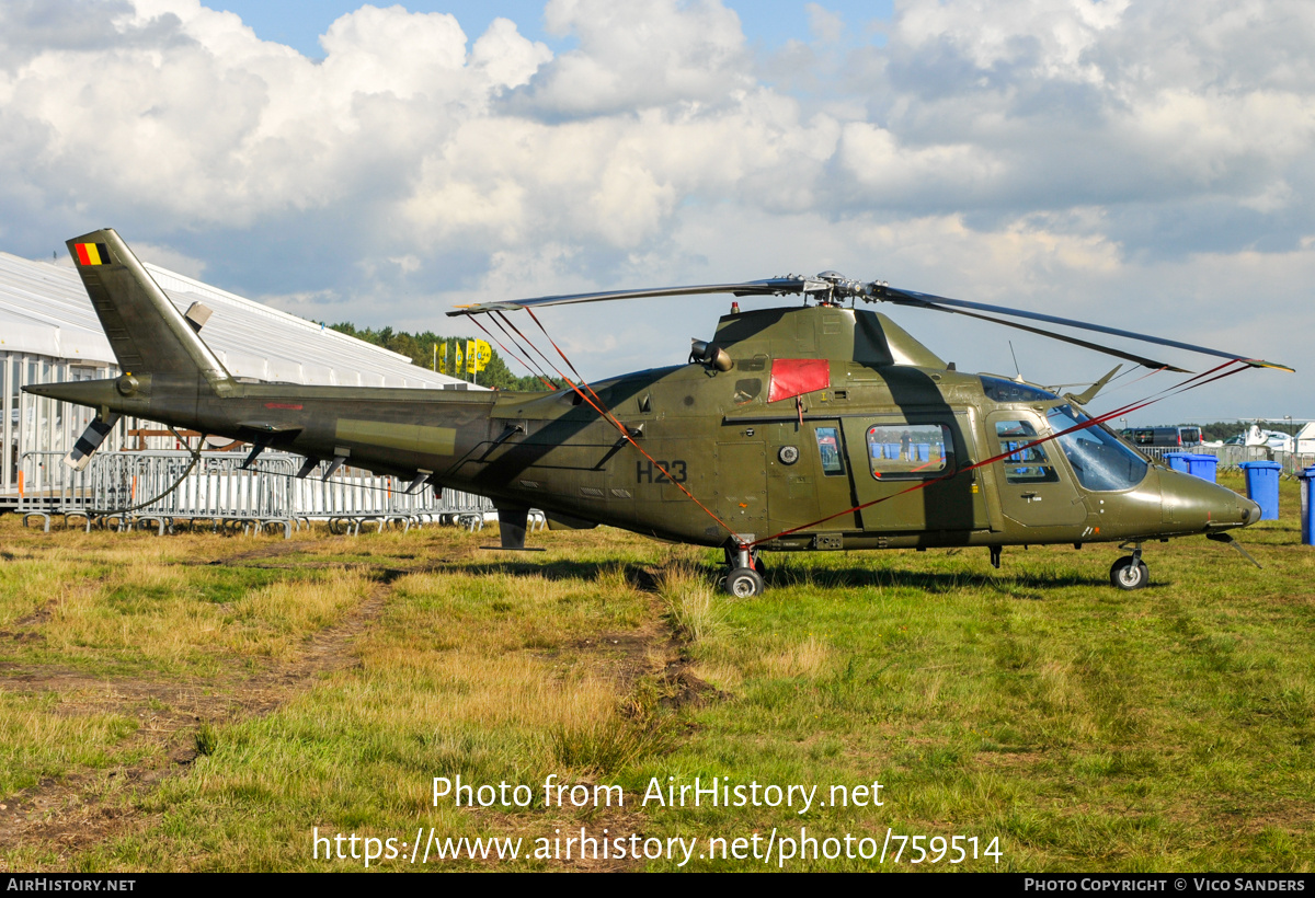 Aircraft Photo of H23 | Agusta A-109BA | Belgium - Army | AirHistory.net #759514