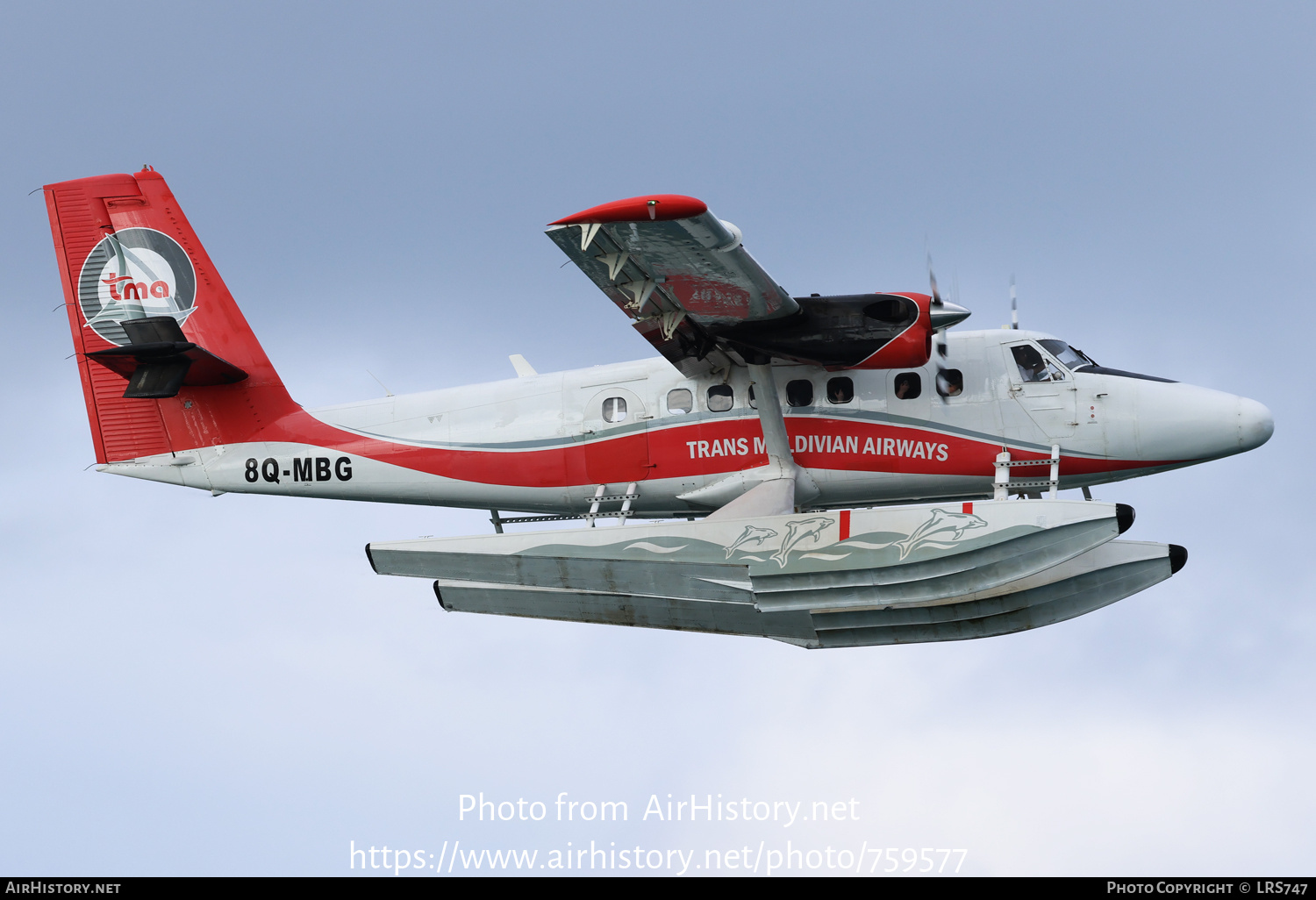 Aircraft Photo of 8Q-MBG | De Havilland Canada DHC-6-300 Twin Otter | Trans Maldivian Airways - TMA | AirHistory.net #759577