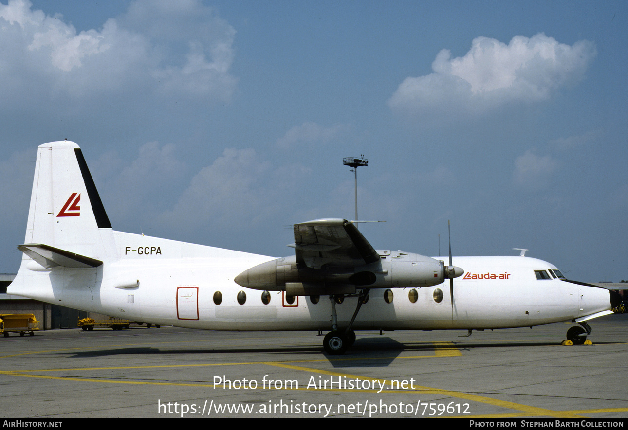 Aircraft Photo of F-GCPA | Fokker F27-100 Friendship | Lauda Air | AirHistory.net #759612