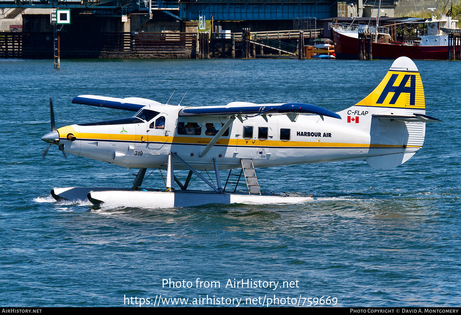 Aircraft Photo of C-FLAP | Vazar DHC-3T Turbine Otter | Harbour Air | AirHistory.net #759669