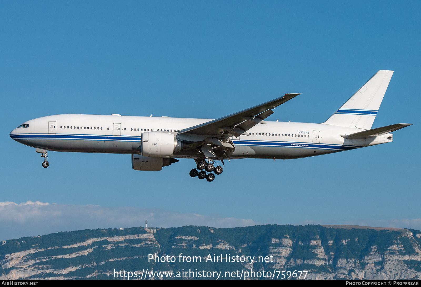 Aircraft Photo of N777AS | Boeing 777-24Q/ER | AirHistory.net #759677