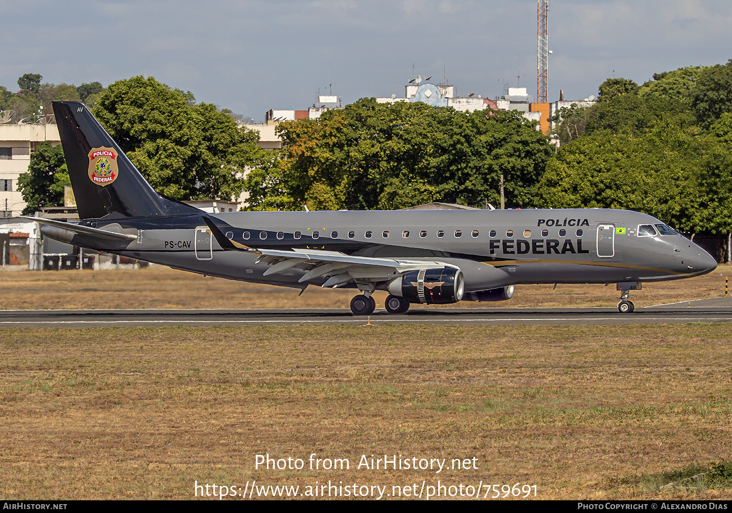 Aircraft Photo of PS-CAV | Embraer 175STD (ERJ-170-200STD) | Polícia Federal | AirHistory.net #759691