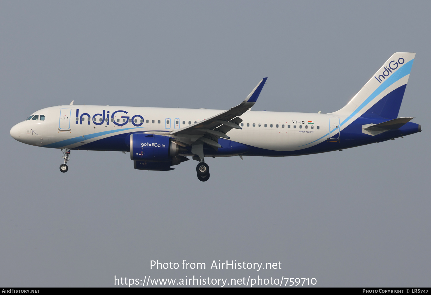 Aircraft Photo of VT-IXI | Airbus A320-251N | IndiGo | AirHistory.net #759710