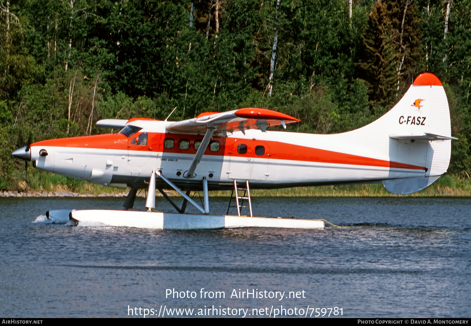 Aircraft Photo of C-FASZ | Vazar DHC-3T Turbine Otter | Osprey Wings | AirHistory.net #759781