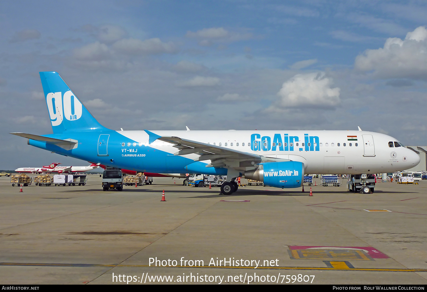 Aircraft Photo of VT-WAJ | Airbus A320-214 | GoAir | AirHistory.net #759807