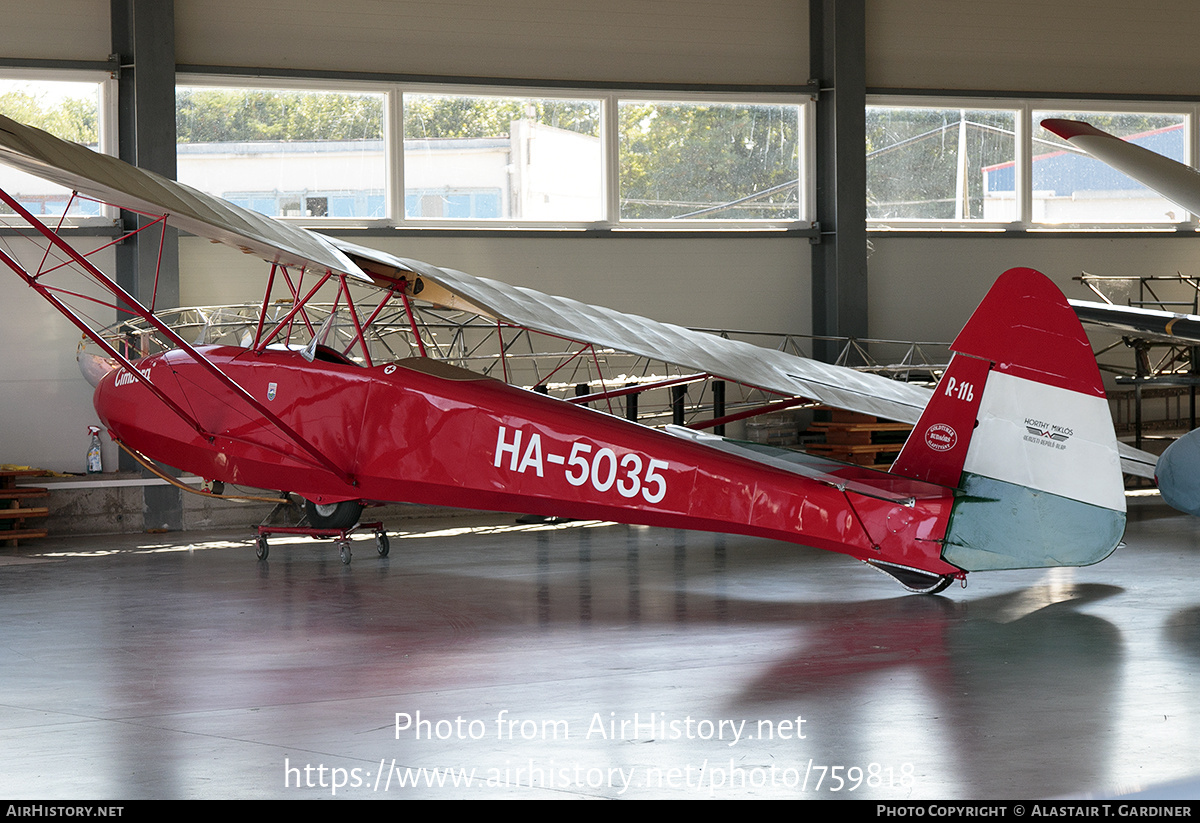 Aircraft Photo of HA-5035 | Rubik R-11b Cimbora (replica) | Goldtimer Alapítvány | AirHistory.net #759818