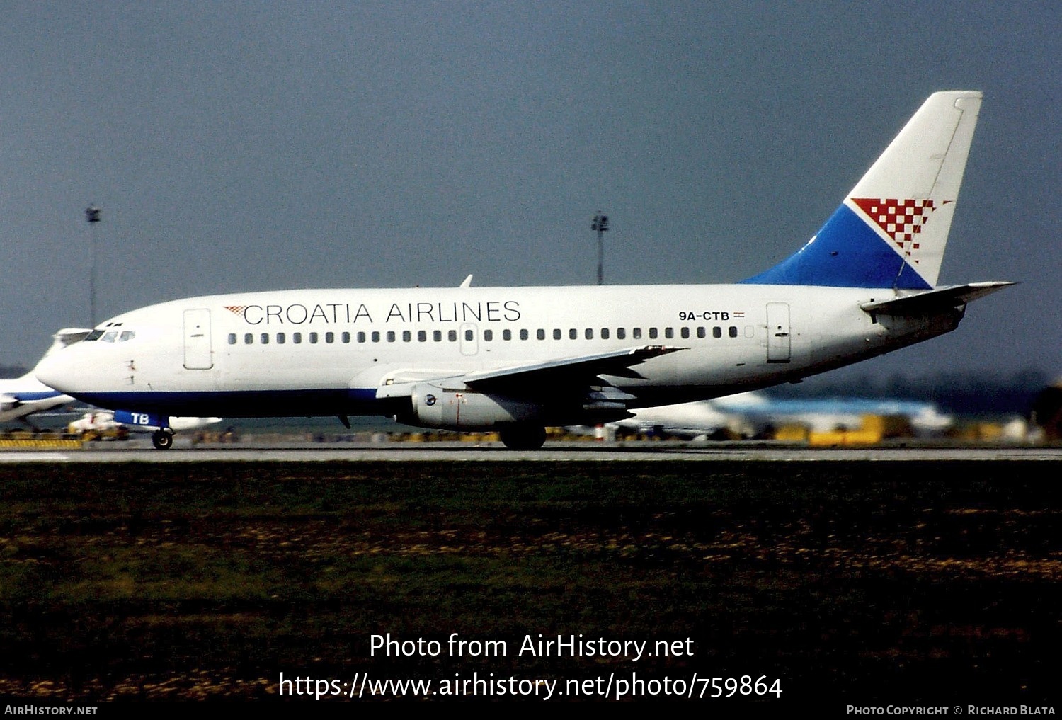 Aircraft Photo of 9A-CTB | Boeing 737-230/Adv | Croatia Airlines | AirHistory.net #759864