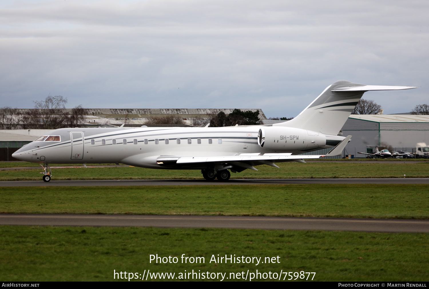 Aircraft Photo of 9H-SPW | Bombardier Global 6500 (BD-700-1A10) | AirHistory.net #759877