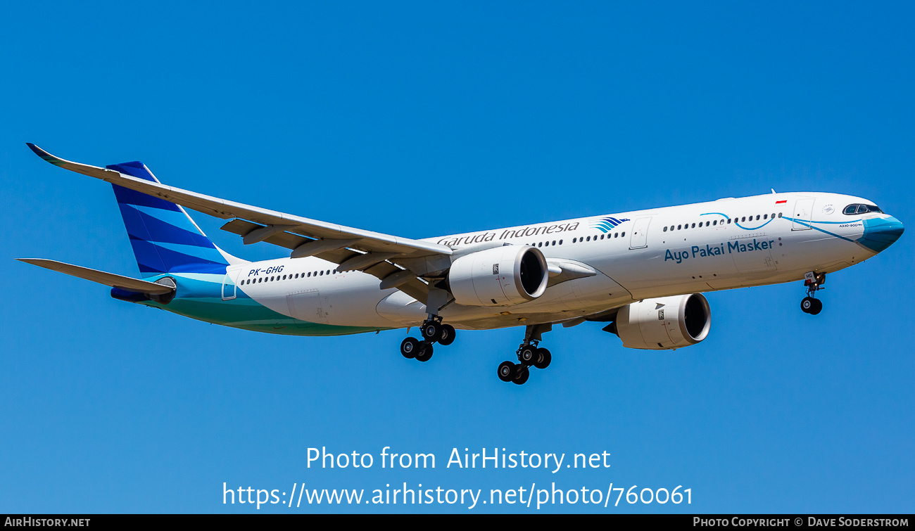 Aircraft Photo of PK-GHG | Airbus A330-941N | Garuda Indonesia | AirHistory.net #760061