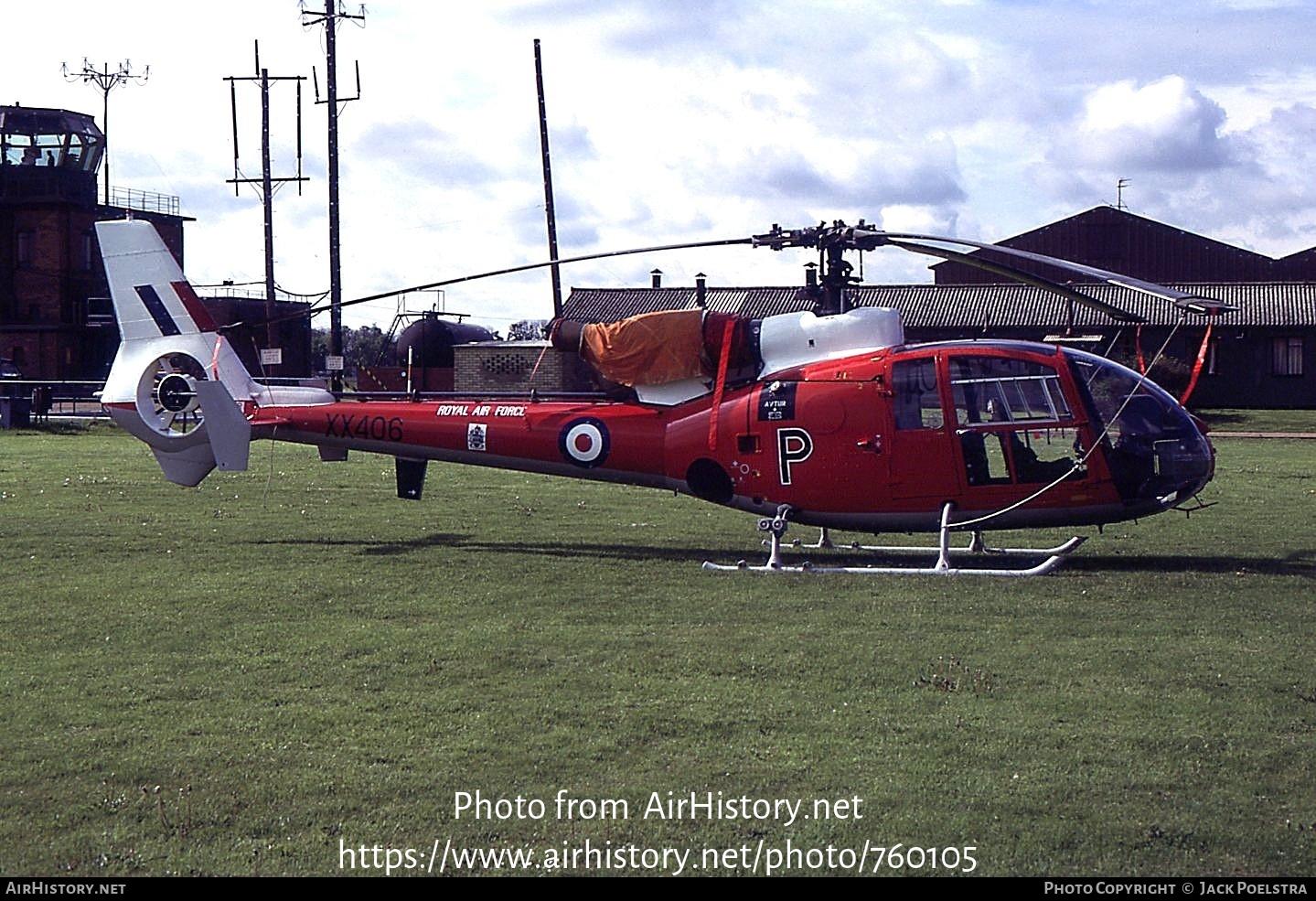 Aircraft Photo of XX406 | Aerospatiale SA-341D Gazelle HT3 | UK - Air Force | AirHistory.net #760105