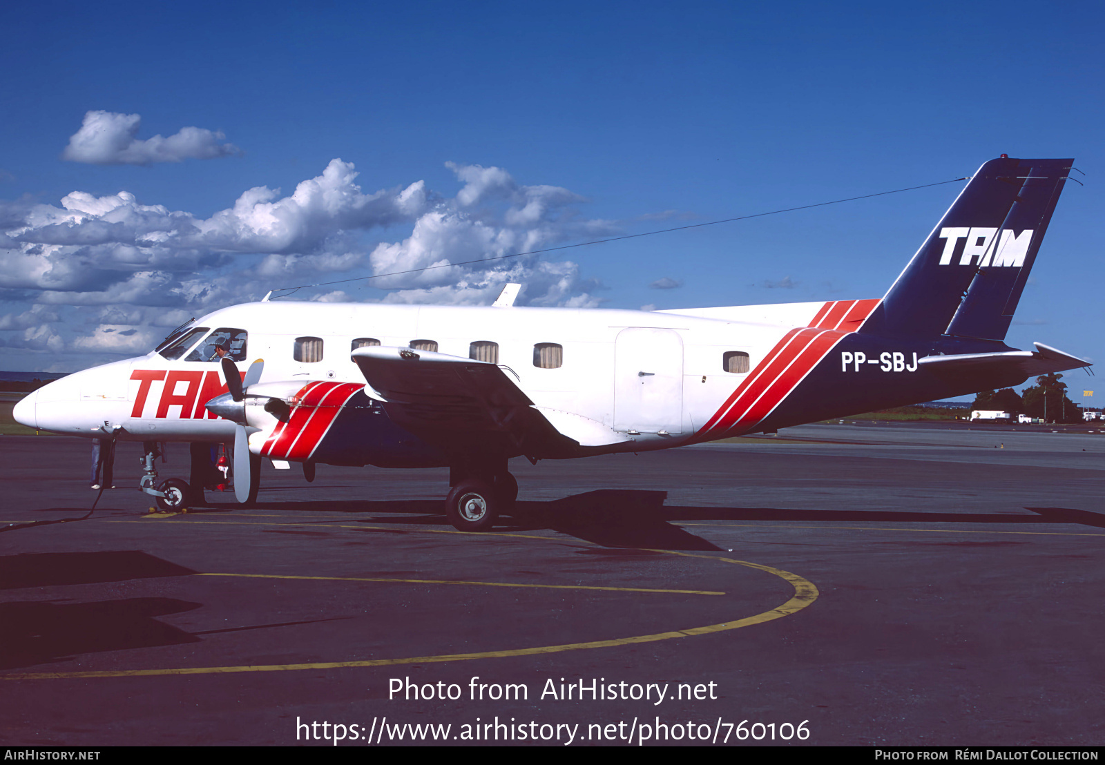 Aircraft Photo of PP-SBJ | Embraer EMB-110C Bandeirante | TAM Express | AirHistory.net #760106