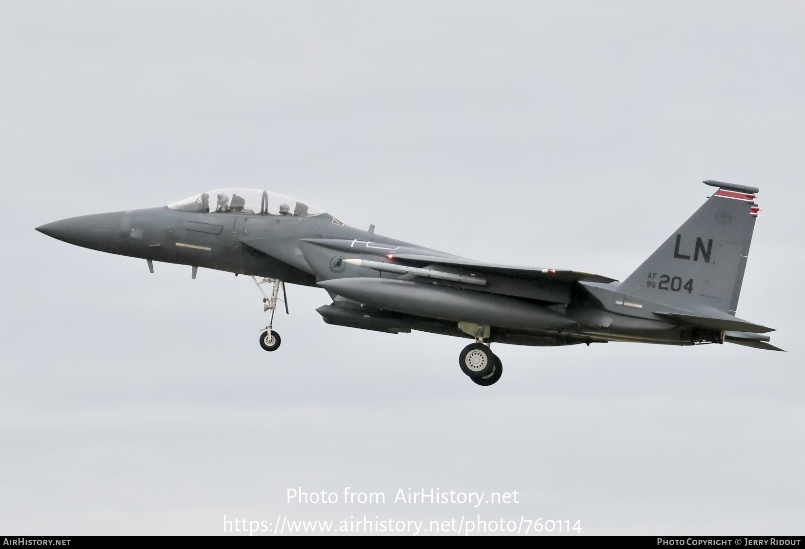 Aircraft Photo of 96-0204 / AF96-204 | McDonnell Douglas F-15E Strike Eagle | USA - Air Force | AirHistory.net #760114