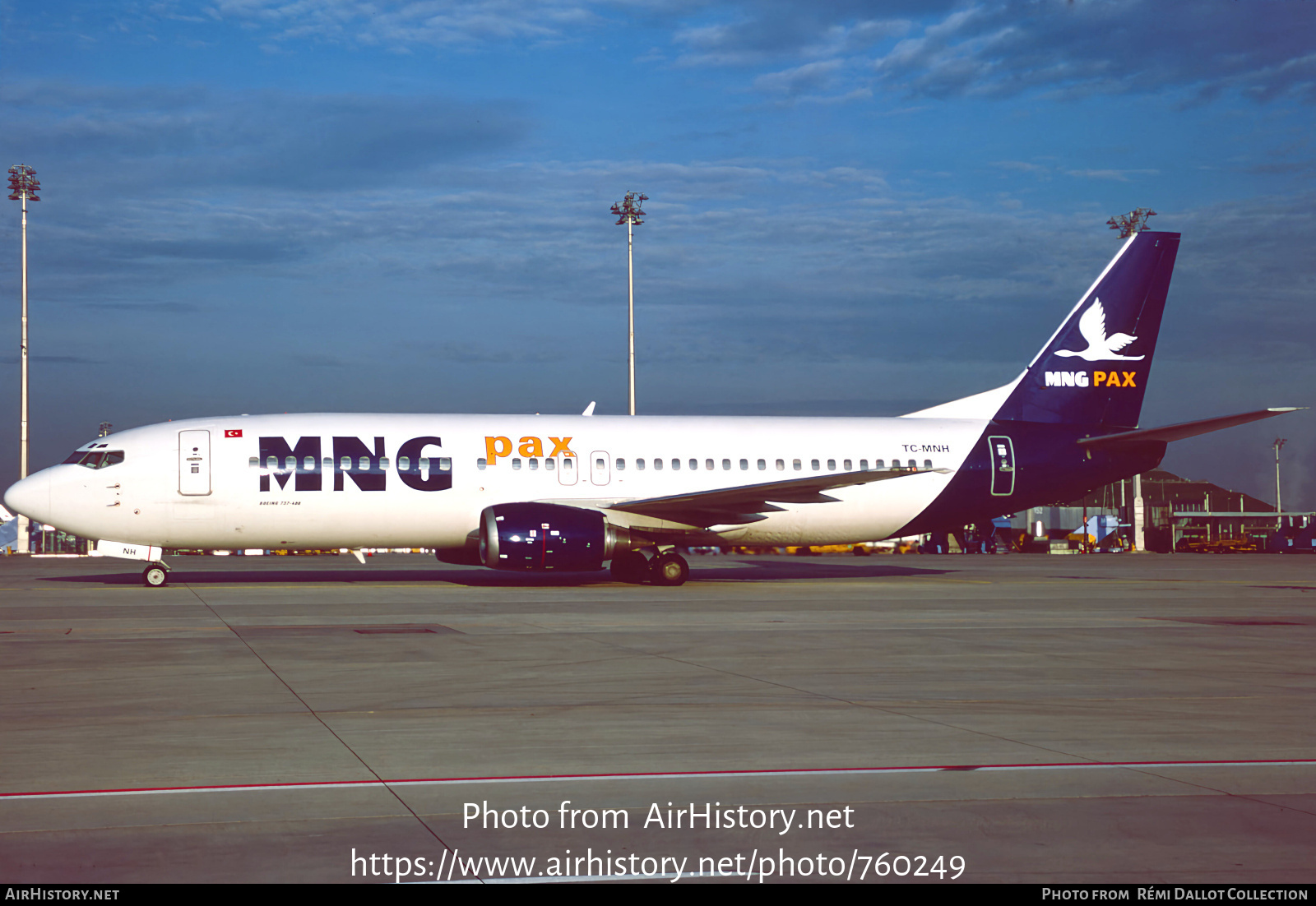 Aircraft Photo of TC-MNH | Boeing 737-448 | MNG Pax | AirHistory.net #760249