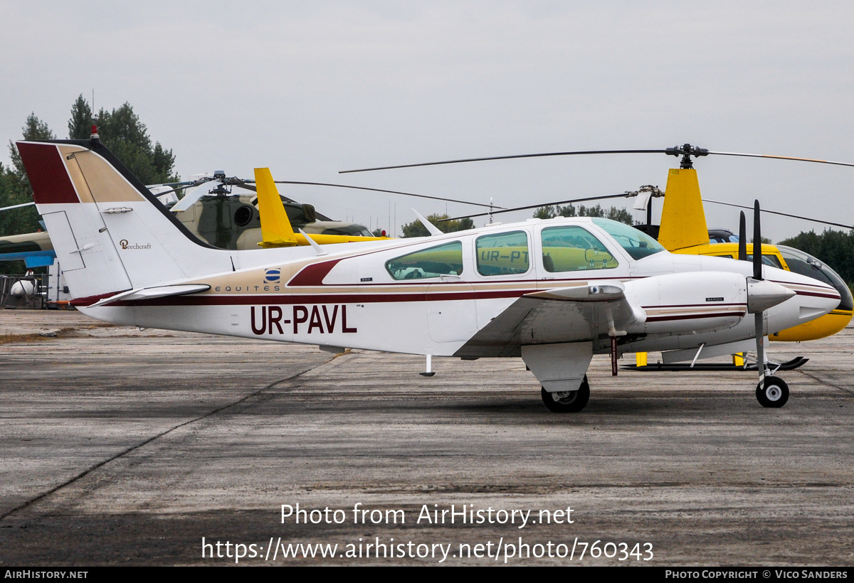 Aircraft Photo of UR-PAVL | Beech B55 Baron (95-B55) | AirHistory.net #760343