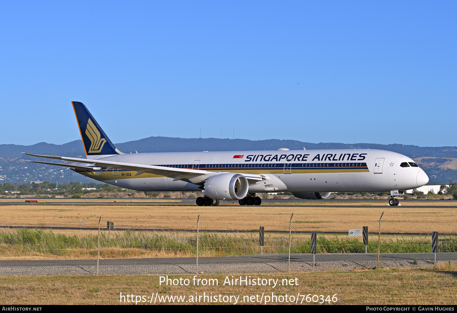 Aircraft Photo of 9V-SDA | Boeing 787-10 Dreamliner | Singapore Airlines | AirHistory.net #760346