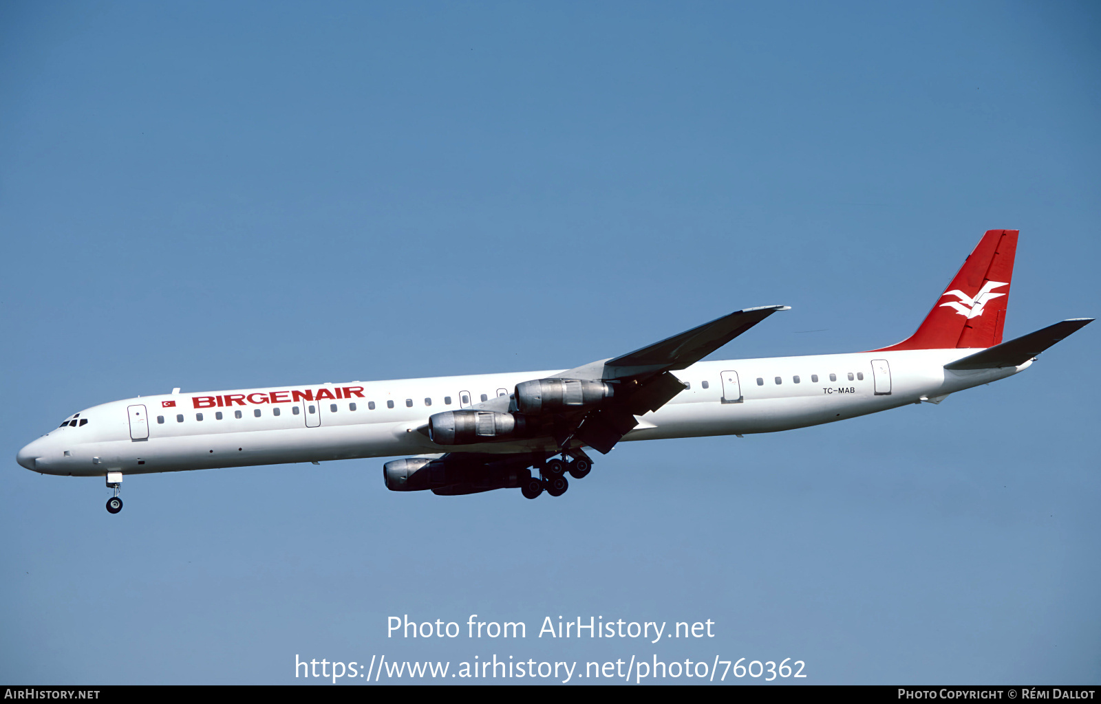 Aircraft Photo of TC-MAB | McDonnell Douglas DC-8-61 | Birgenair | AirHistory.net #760362