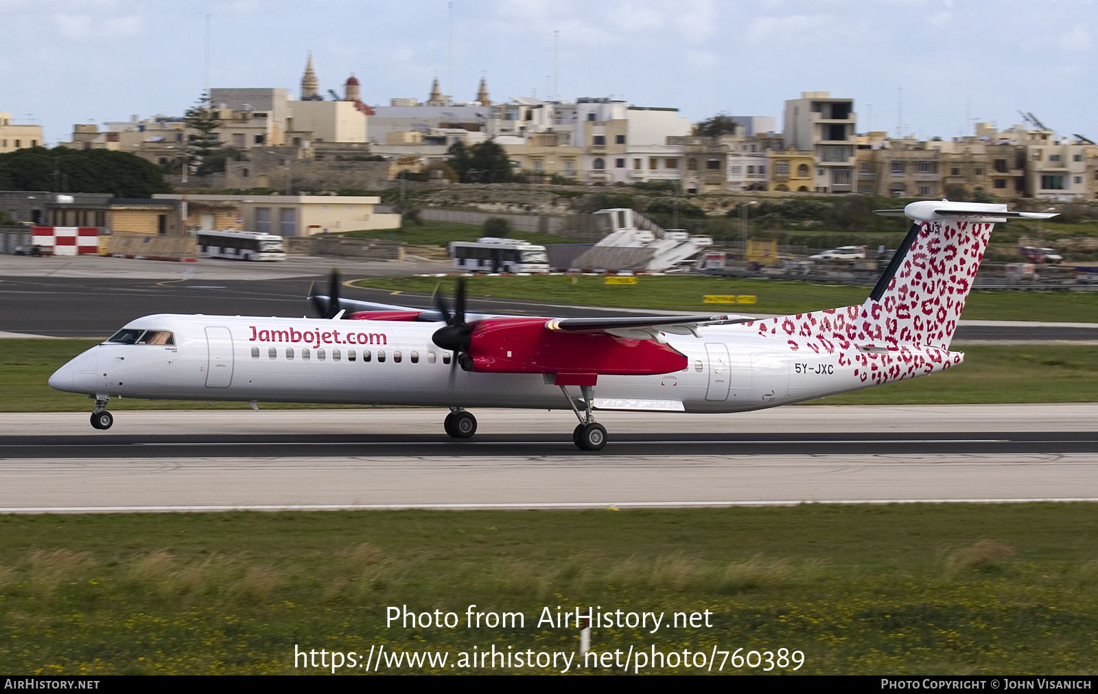 Aircraft Photo of 5Y-JXC | Bombardier DHC-8-402 Dash 8 | Jambojet | AirHistory.net #760389