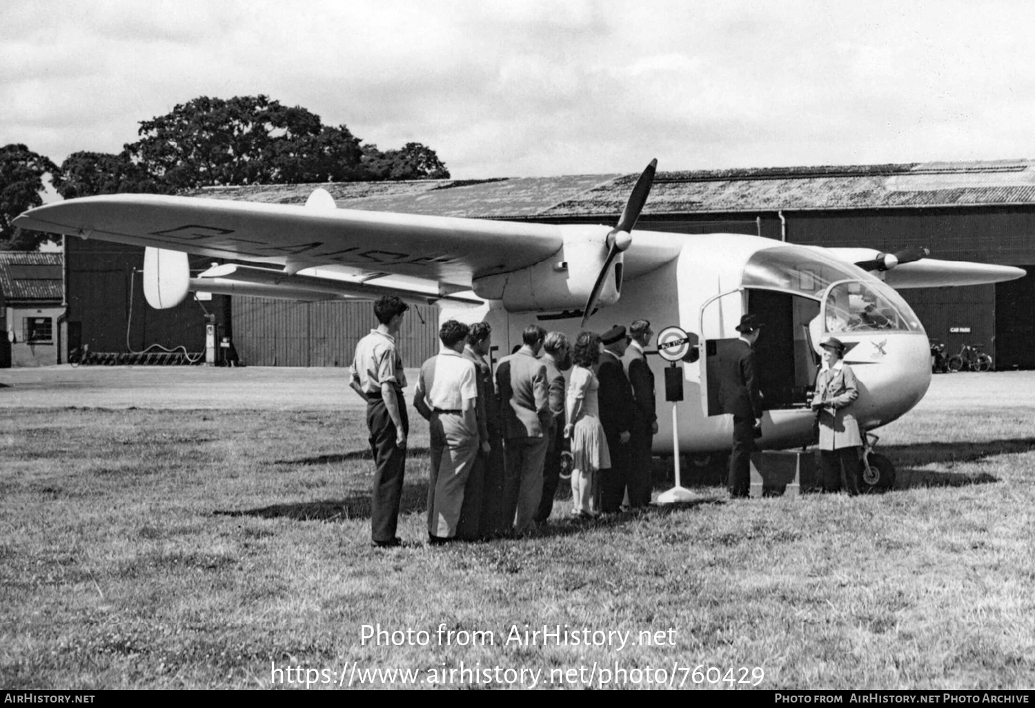 Aircraft Photo of G-AISF | Miles M.57 Aerovan 4 | AirHistory.net #760429