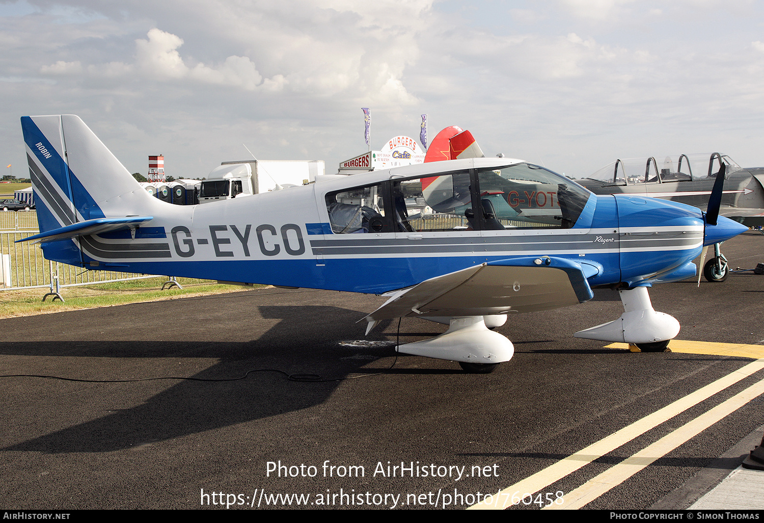 Aircraft Photo of G-EYCO | Robin DR-400-180 Regent | AirHistory.net #760458