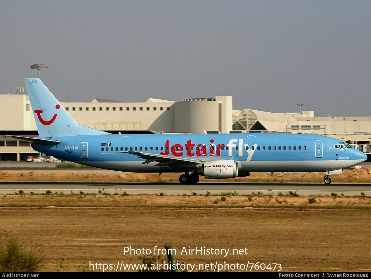 Aircraft Photo of OO-TUI | Boeing 737-4K5 | Jetairfly | AirHistory.net #760473