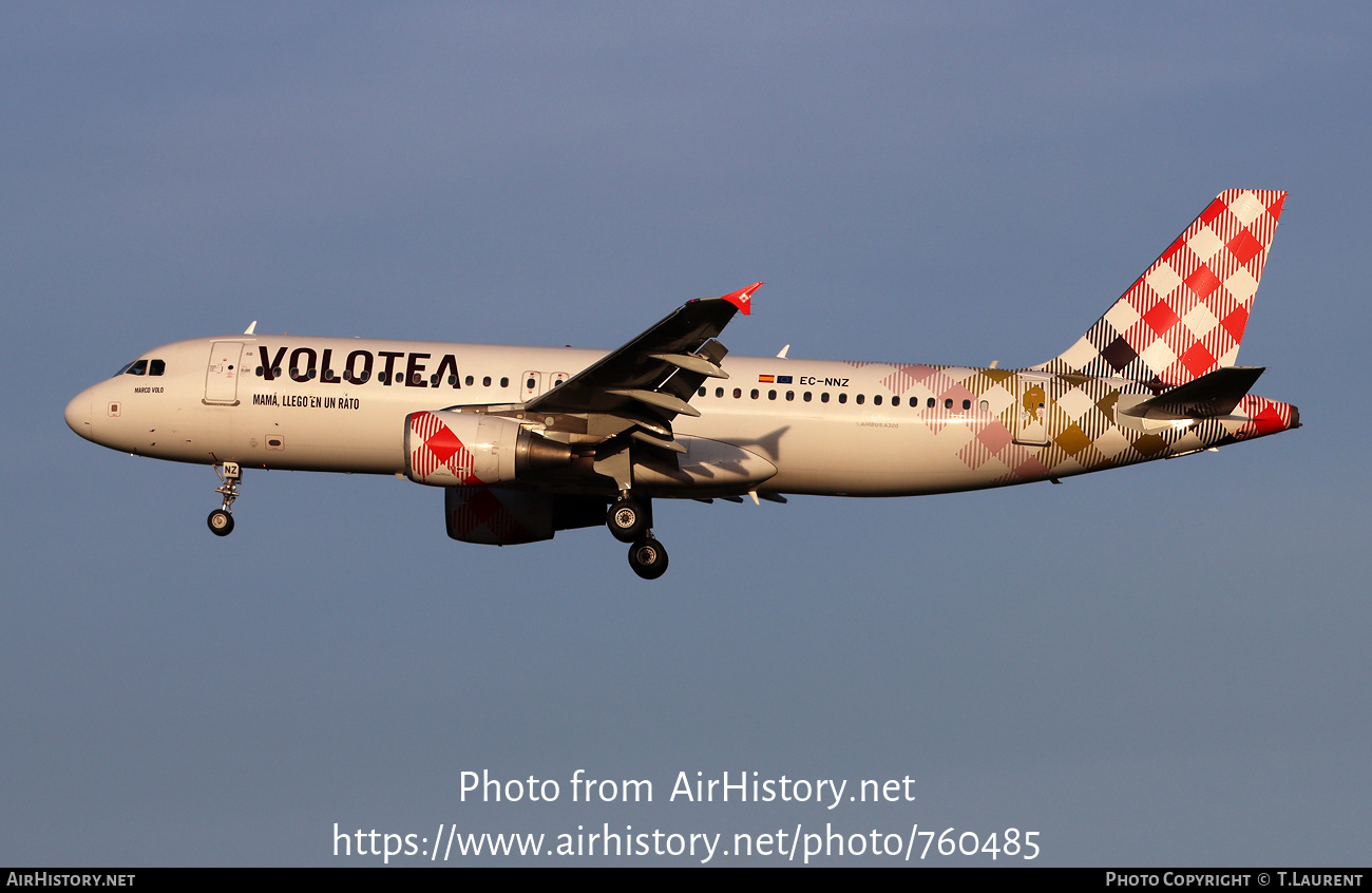 Aircraft Photo of EC-NNZ | Airbus A320-214 | Volotea | AirHistory.net #760485