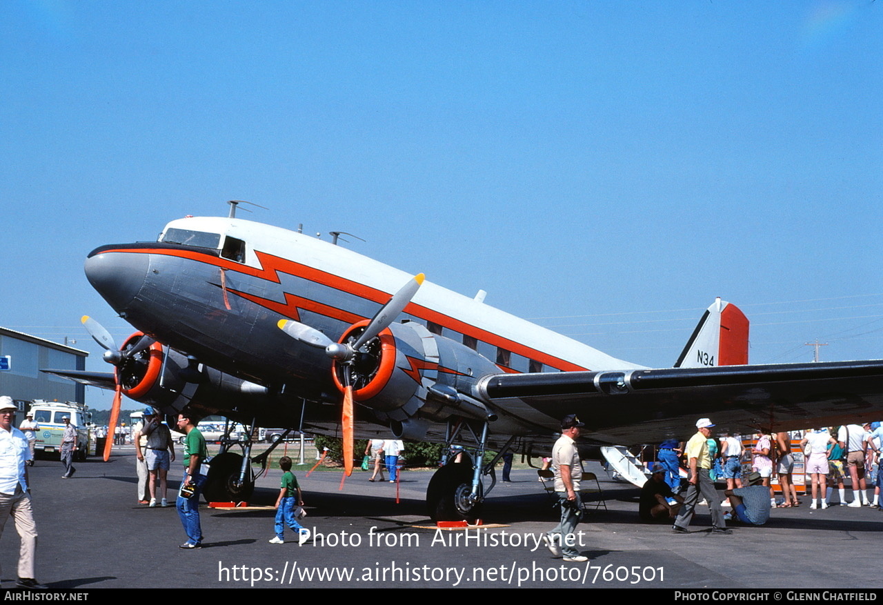 Aircraft Photo of N34 | Douglas TC-47J Skytrain | FAA - Federal Aviation Administration | AirHistory.net #760501