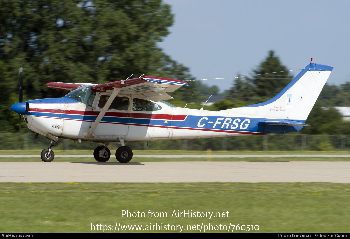 Aircraft Photo of C-FRSG | Cessna 182G Skylane | AirHistory.net #760510