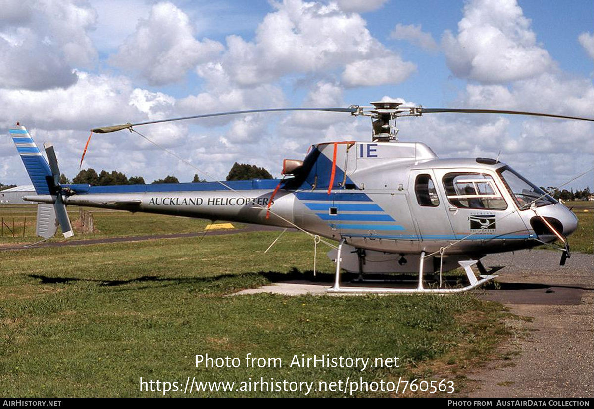 Aircraft Photo of ZK-HIE / IE | Aerospatiale AS-350B Squirrel | Auckland Helicopters | AirHistory.net #760563