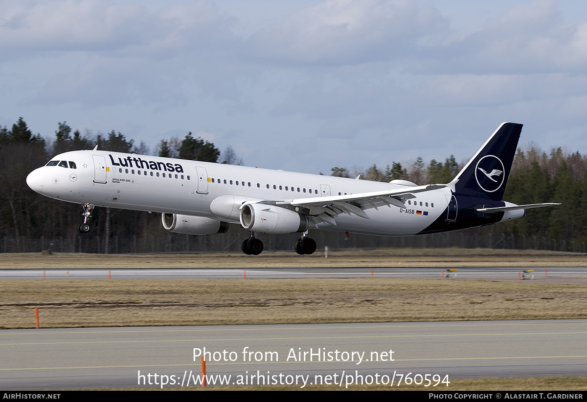 Aircraft Photo of D-AISB | Airbus A321-231 | Lufthansa | AirHistory.net #760594