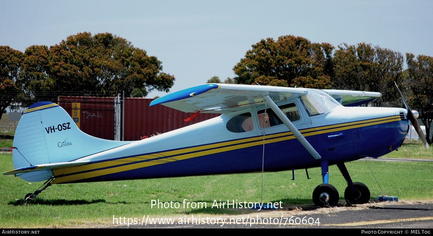 Aircraft Photo of VH-OSZ | Cessna 170A | AirHistory.net #760604