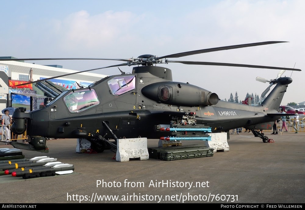 Aircraft Photo of LH96101 | Changhe WZ-10 | China - Army | AirHistory.net #760731