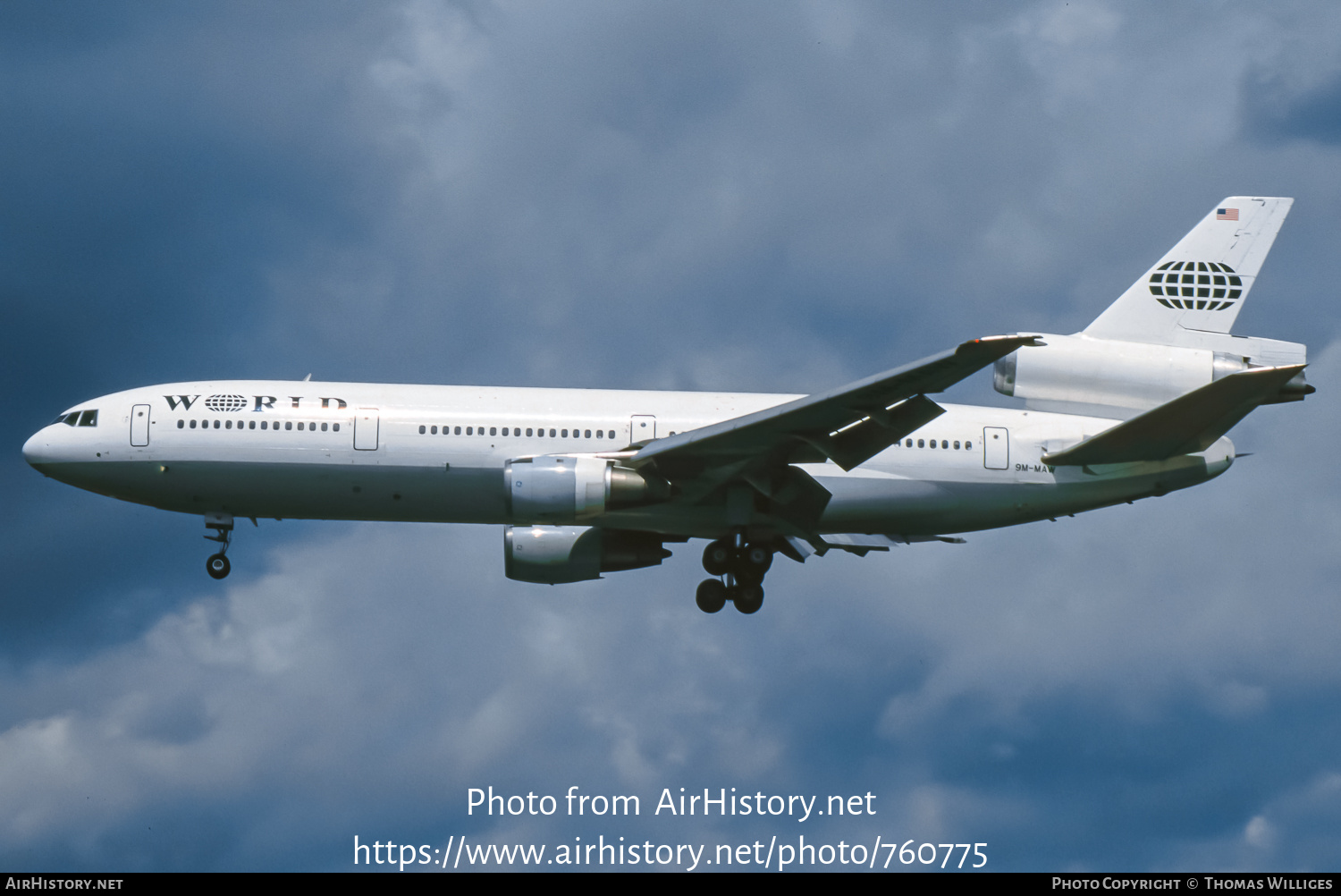 Aircraft Photo of 9M-MAW | McDonnell Douglas DC-10-30 | World Airways | AirHistory.net #760775