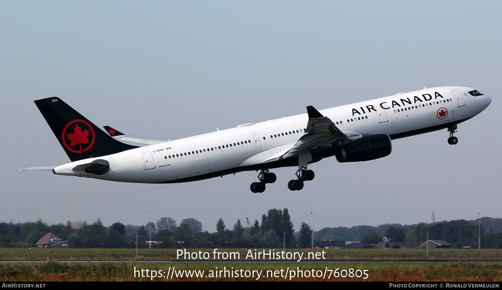 Aircraft Photo of C-GHKC | Airbus A330-343E | Air Canada | AirHistory.net #760805