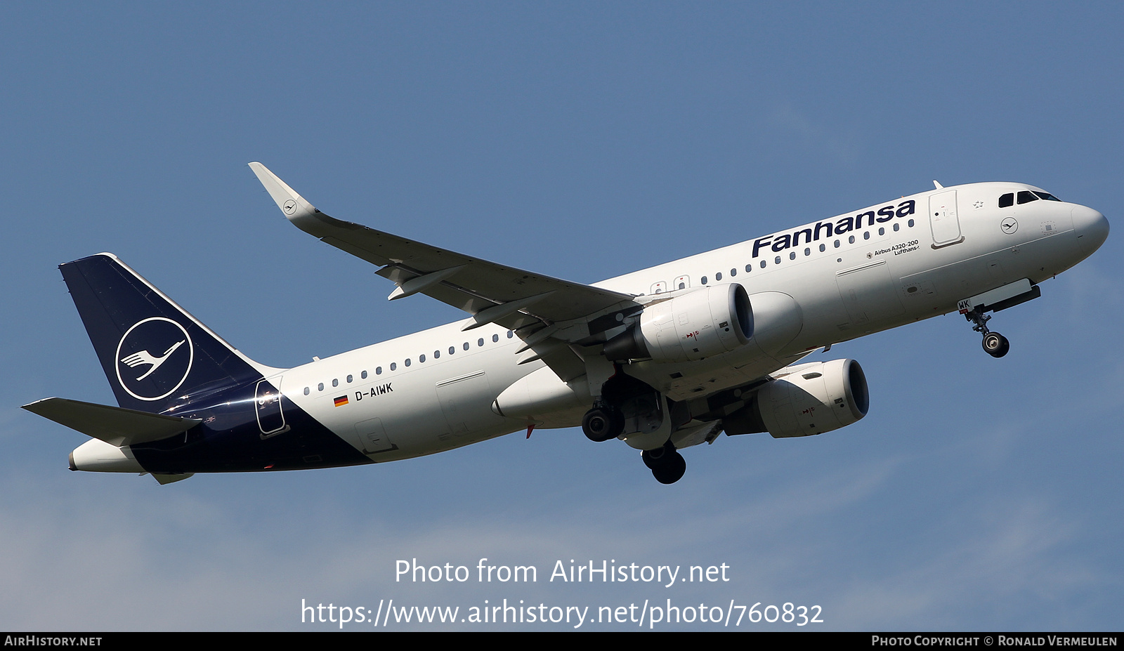 Aircraft Photo of D-AIWK | Airbus A320-214 | Lufthansa | AirHistory.net #760832