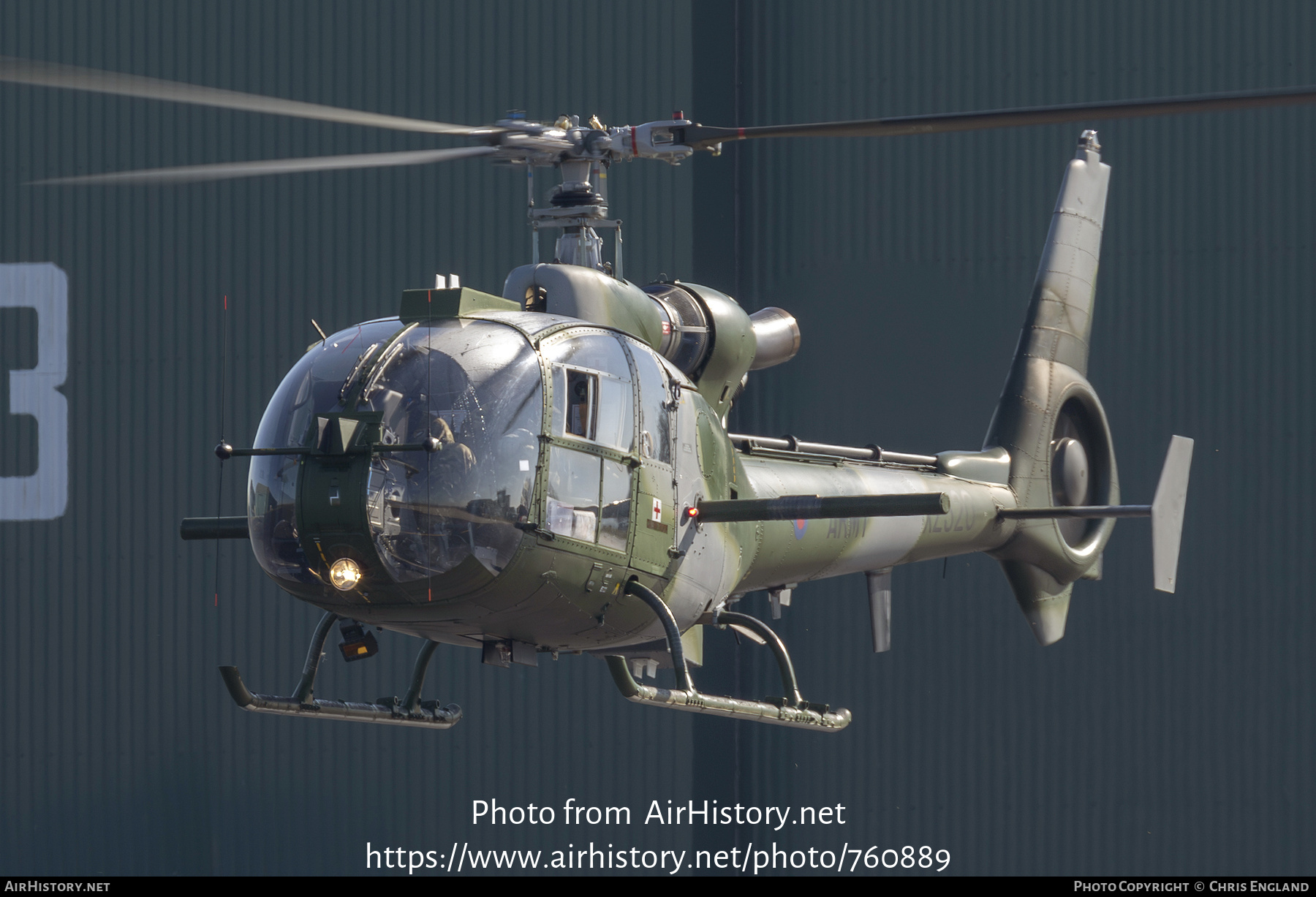 Aircraft Photo of XZ320 | Aerospatiale SA-341B Gazelle AH1 | UK - Army | AirHistory.net #760889