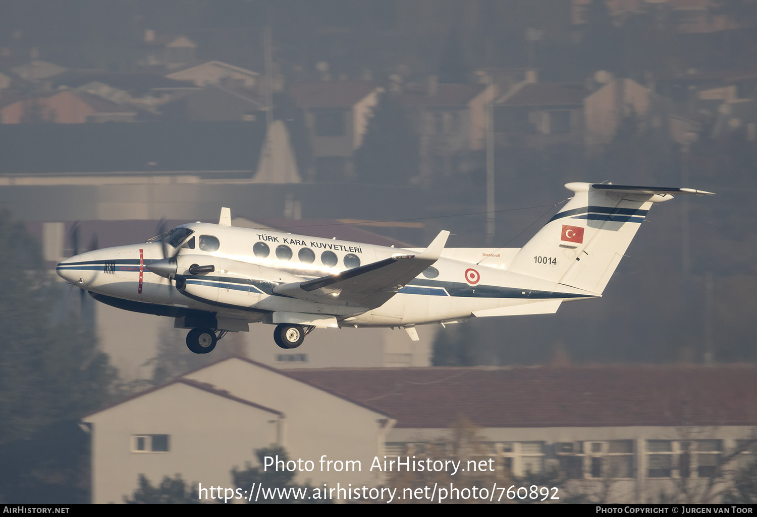 Aircraft Photo of 10014 | Beech 200 Super King Air | Turkey - Army | AirHistory.net #760892