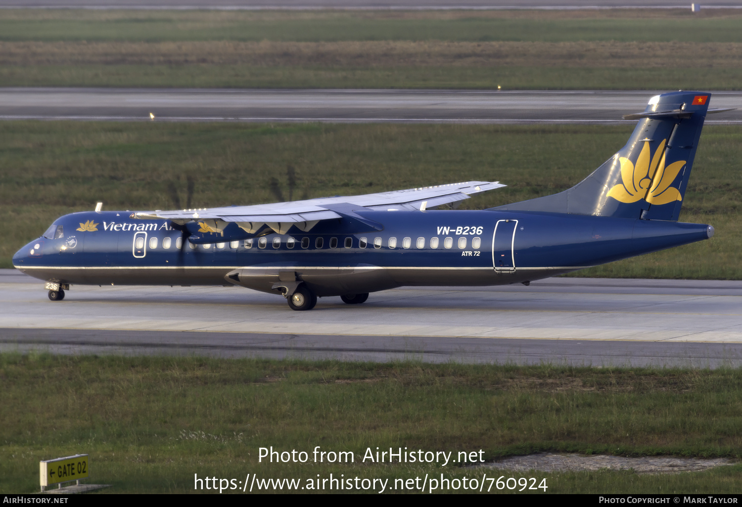 Aircraft Photo of VN-B236 | ATR ATR-72-500/F (ATR-72-212A) | Vietnam Airlines | AirHistory.net #760924