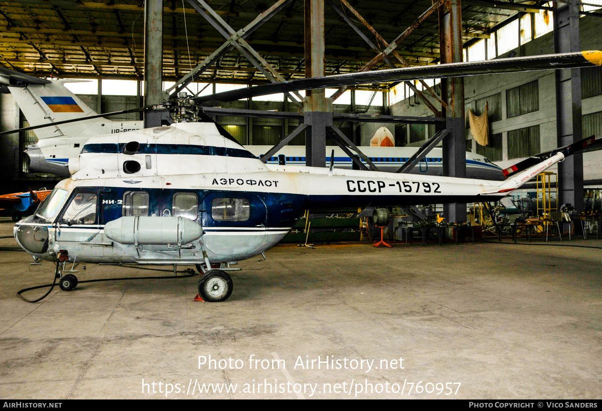 Aircraft Photo of CCCP-15792 | Mil Mi-2 | Aeroflot | AirHistory.net #760957