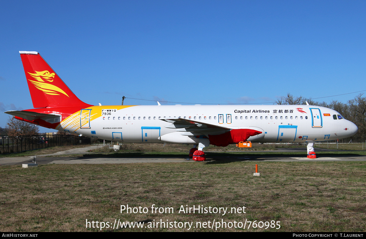 Aircraft Photo of F-WWIQ | Airbus A320-251N | Capital Airlines | AirHistory.net #760985