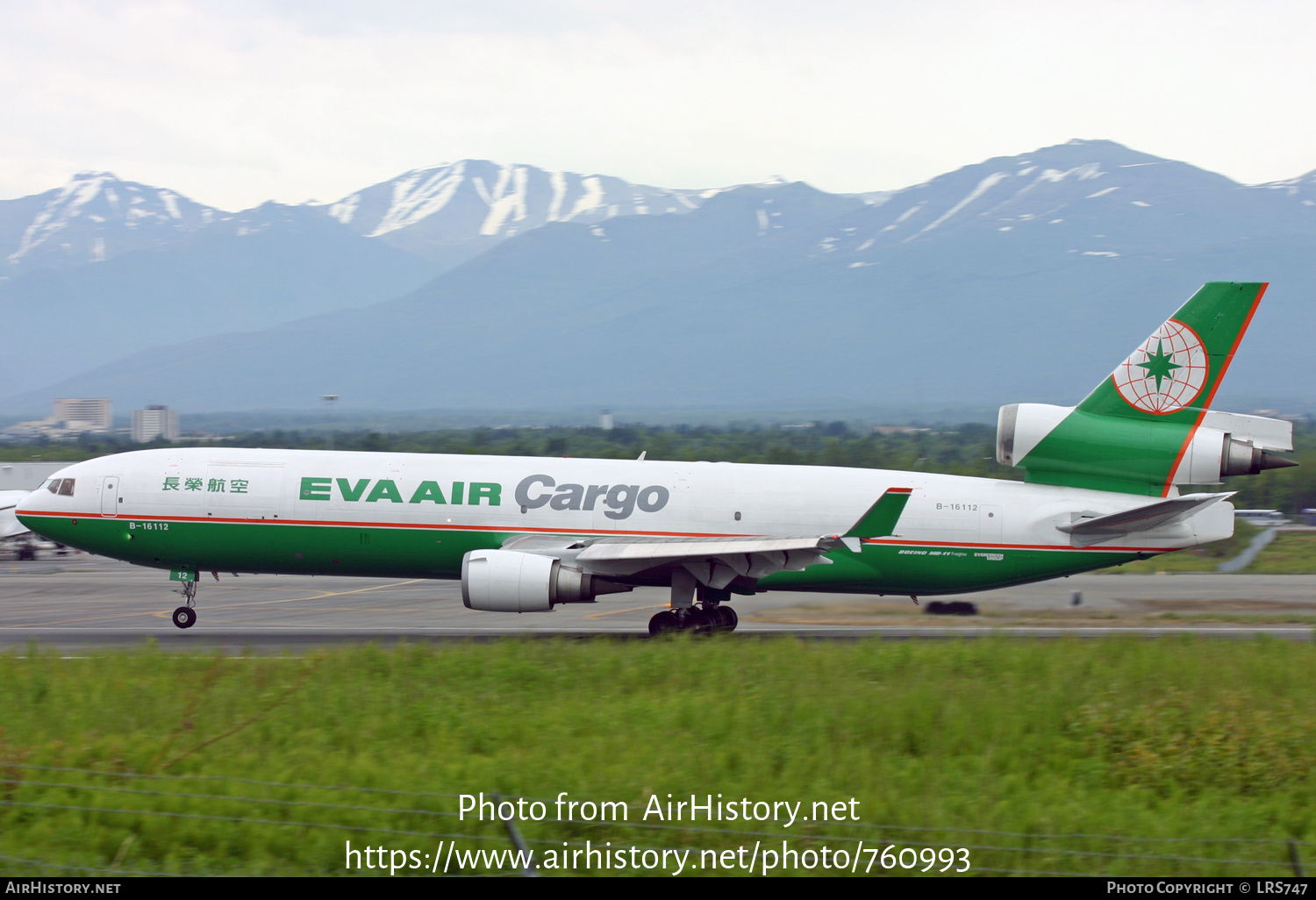 Aircraft Photo of B-16112 | McDonnell Douglas MD-11F | EVA Air Cargo | AirHistory.net #760993