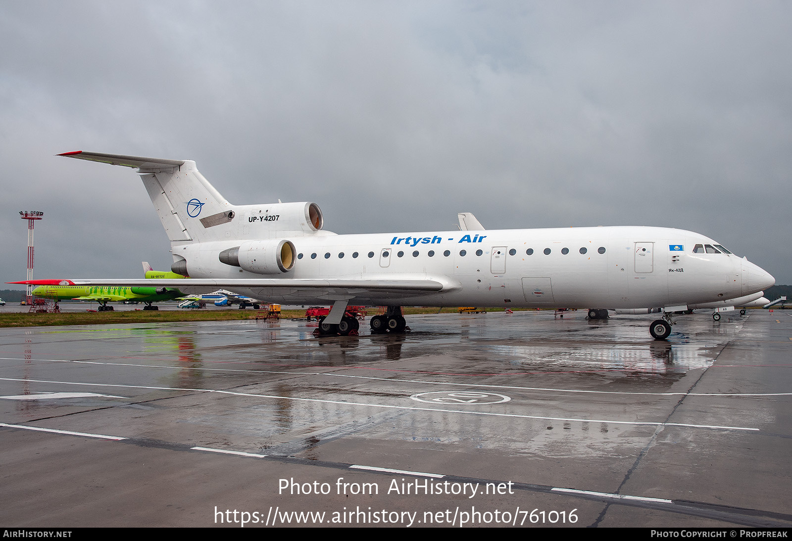 Aircraft Photo of UP-Y4207 | Yakovlev Yak-42D | Irtysh-Air | AirHistory.net #761016