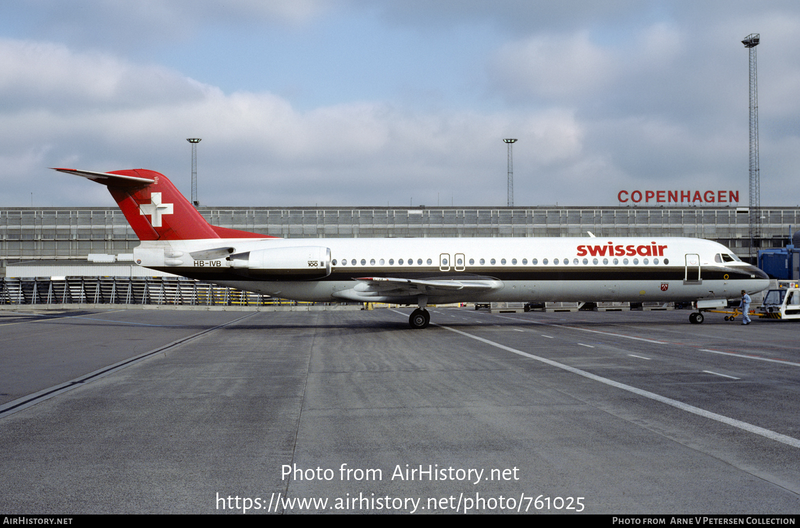 Aircraft Photo of HB-IVB | Fokker 100 (F28-0100) | Swissair | AirHistory.net #761025