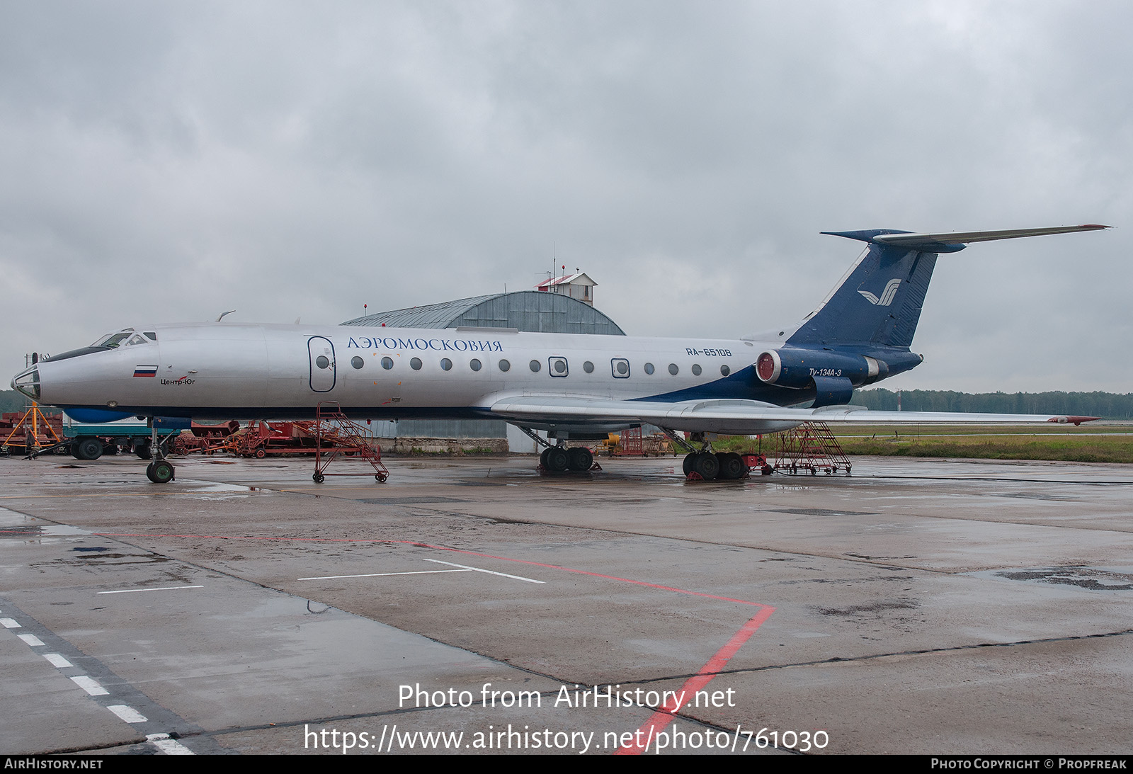 Aircraft Photo of RA-65108 | Tupolev Tu-134A-3 | Aeromoskovia | AirHistory.net #761030