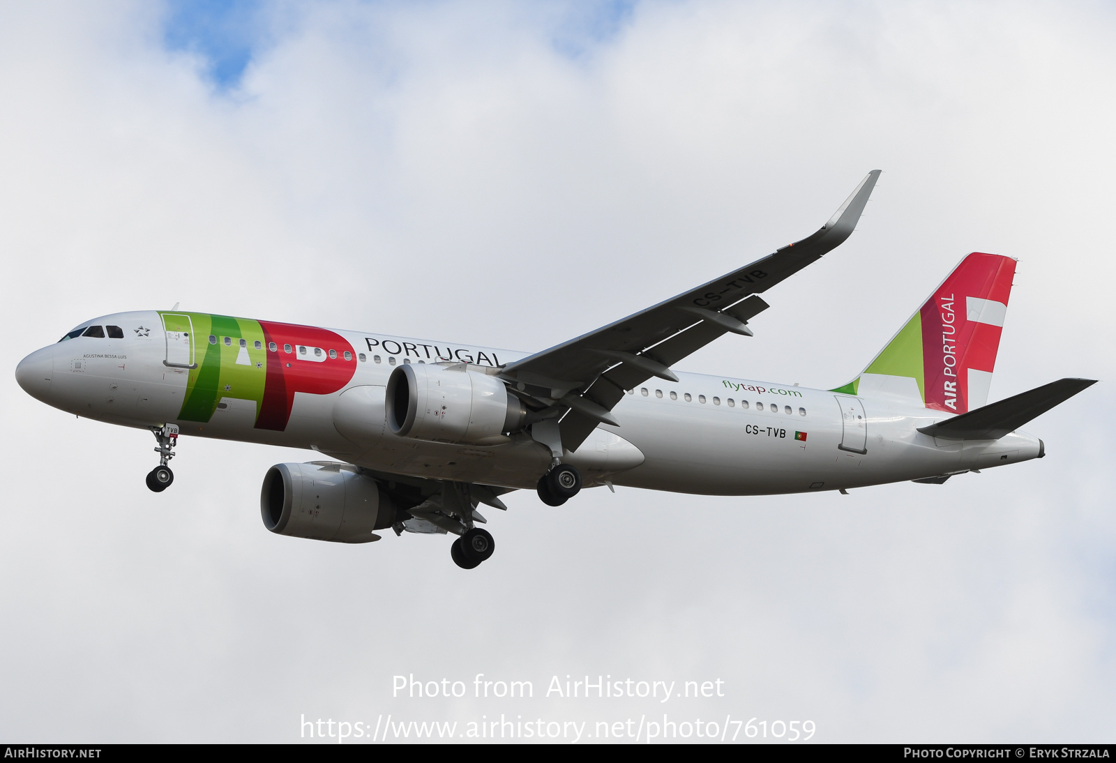 Aircraft Photo of CS-TVB | Airbus A320-251N | TAP Air Portugal | AirHistory.net #761059