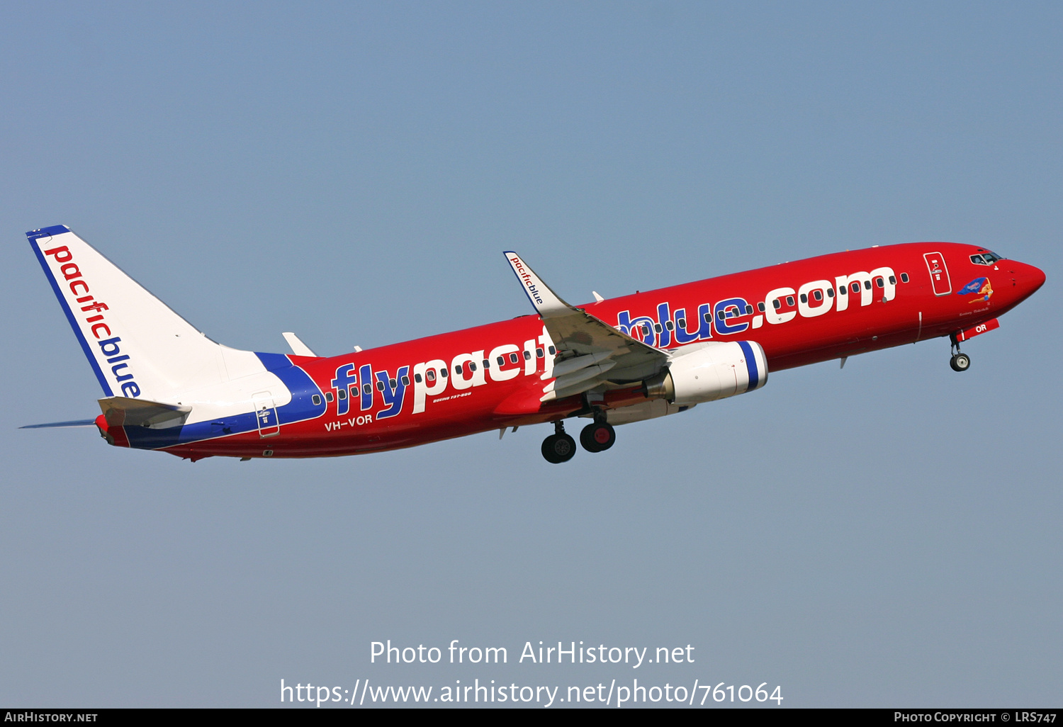 Aircraft Photo of VH-VOR | Boeing 737-8FE | Pacific Blue Airlines | AirHistory.net #761064