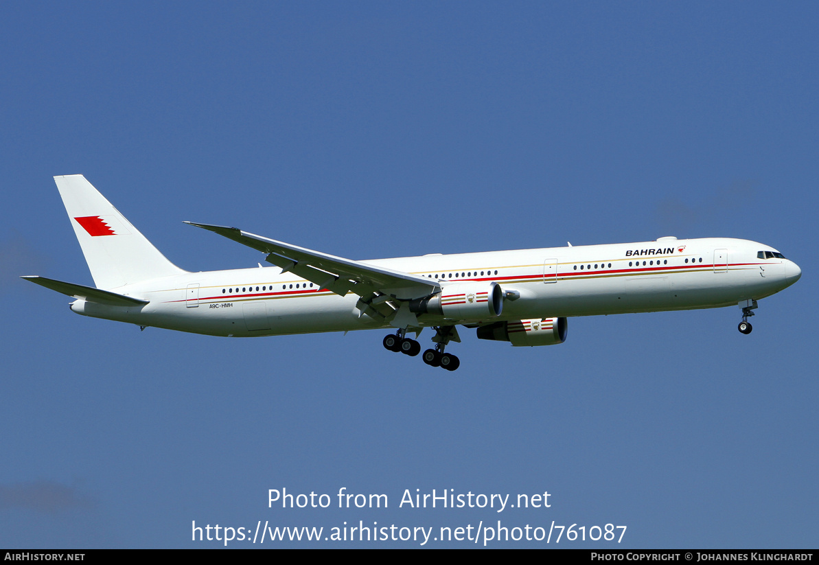 Aircraft Photo of A9C-HMH | Boeing 767-4FS/ER | Bahrain Royal Flight | AirHistory.net #761087