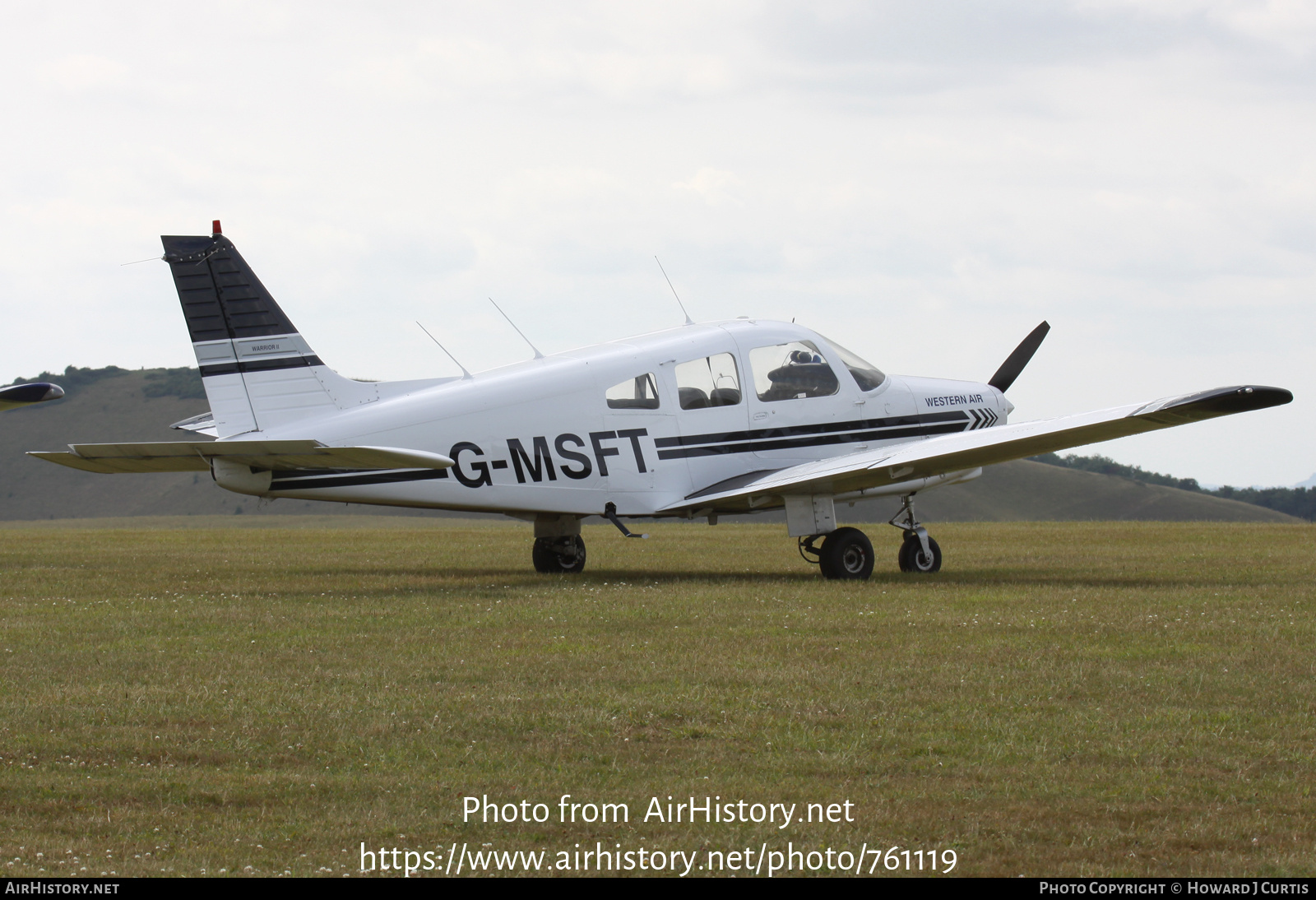 Aircraft Photo of G-MSFT | Piper PA-28-161 Warrior II | Western Air Thruxton | AirHistory.net #761119