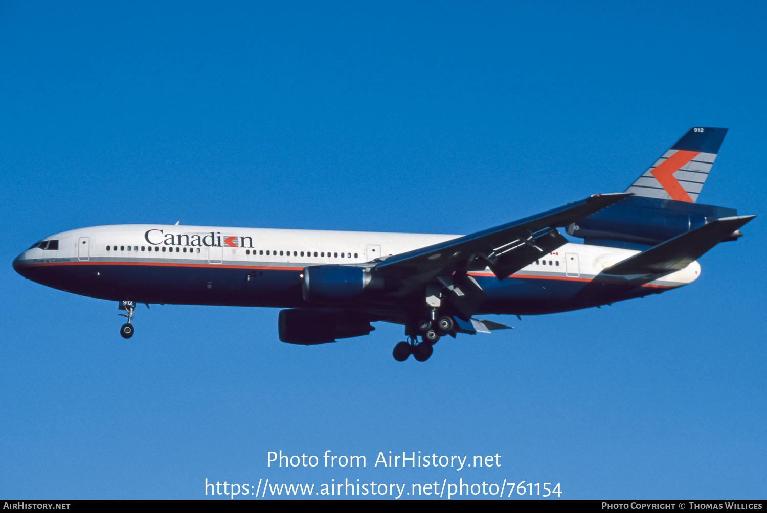 Aircraft Photo of C-FCRD | McDonnell Douglas DC-10-30 | Canadian Airlines | AirHistory.net #761154