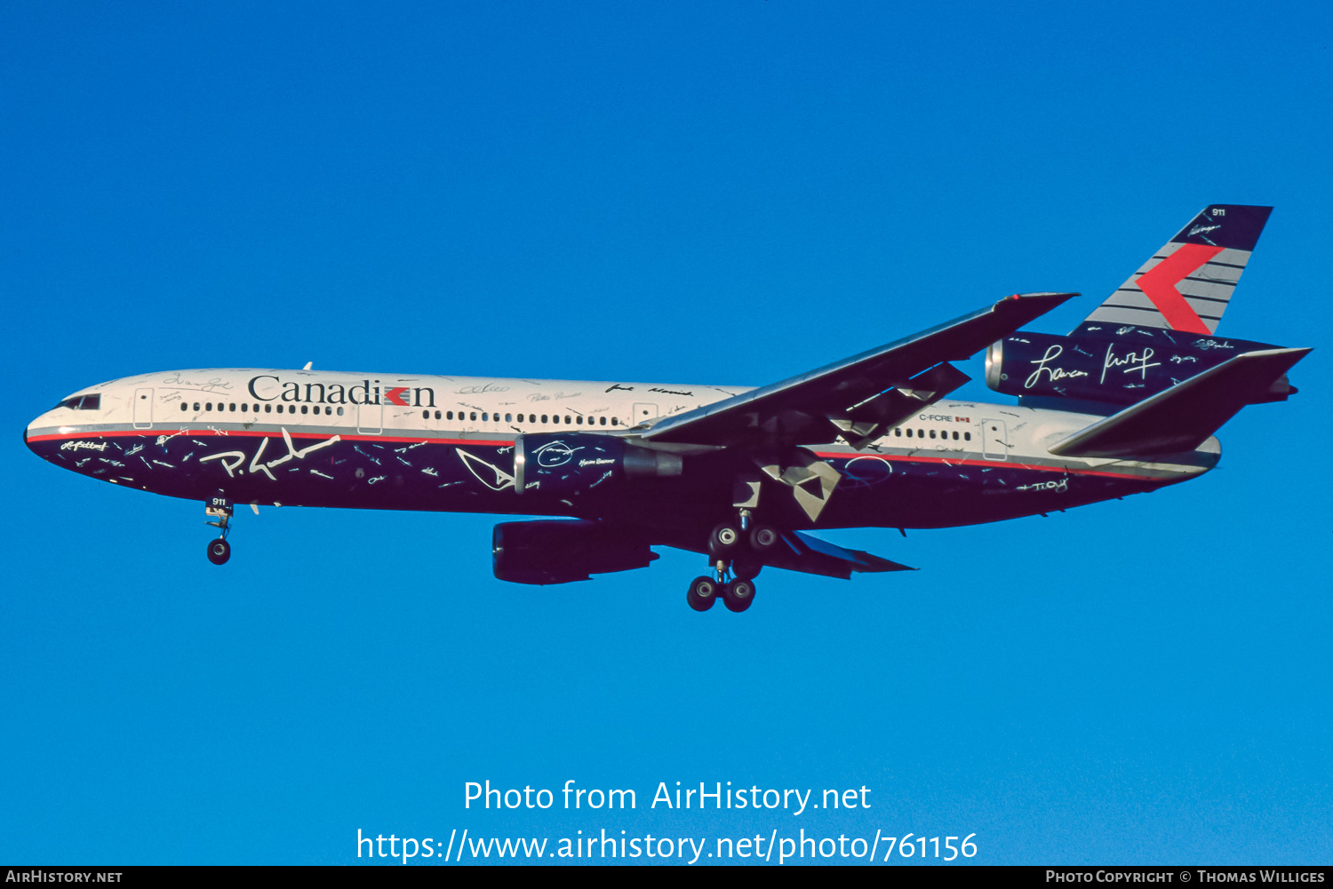 Aircraft Photo of C-FCRE | McDonnell Douglas DC-10-30 | Canadian Airlines | AirHistory.net #761156