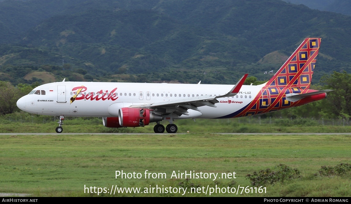 Aircraft Photo of PK-LUZ | Airbus A320-214 | Batik Air | AirHistory.net #761161